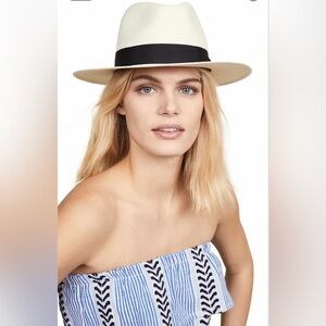 rag & bone Cream and Black Women's Hat